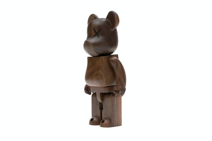 Bearbrick WORLD WIDE TOUR KAWS (Karimoku Wood) 400% Wood