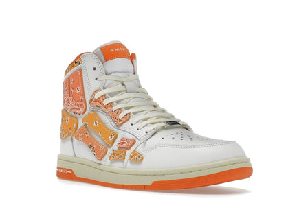 AMIRI Skel Top Hi Bandana White Orange