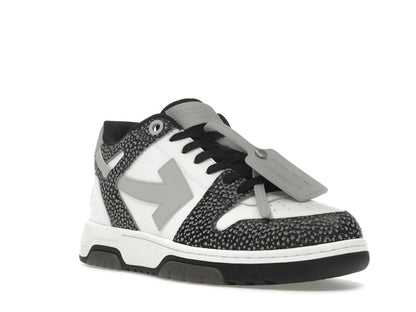 OFF-WHITE Out Of Office OOO Low Tops Black Grey with Dots