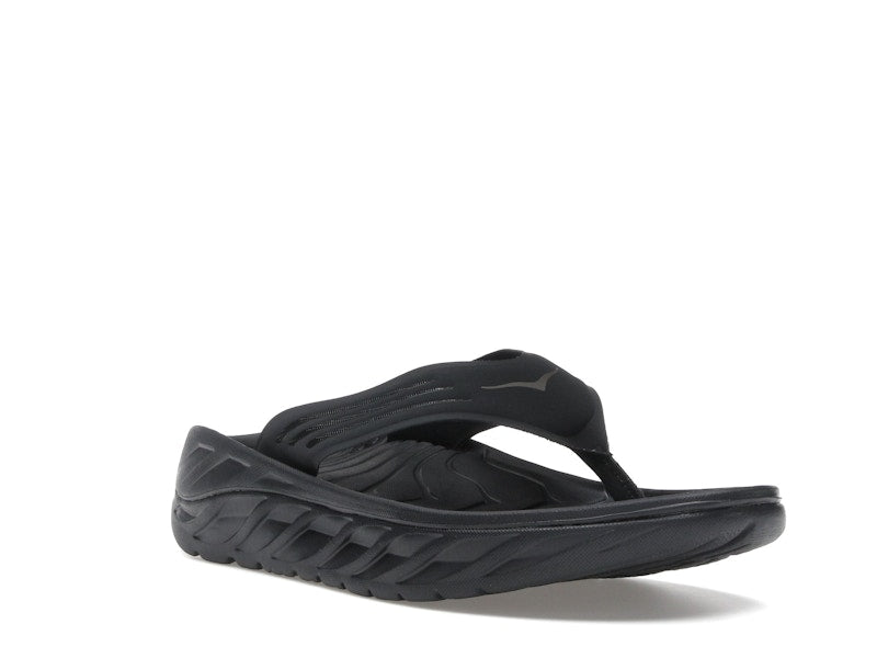 Hoka One One Ora Recovery Flip Black Dark Gull Grey