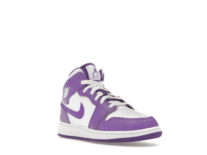 Jordan 1 Mid Purple Venom (GS)