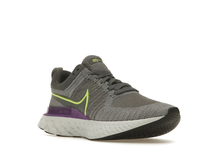 Nike React Infinity Run Flyknit 2 Grey Volt Wild Berry
