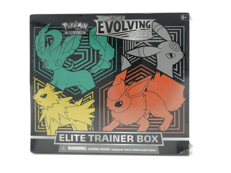 Pokémon TCG Sword & Shield Evolving Skies Elite Trainer Box (Flareon/Jolteon/Umbreon/Leafeon)