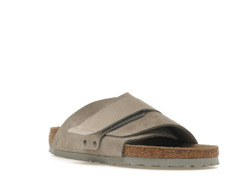 Birkenstock Kyoto Nubuck Suede Stone Coin