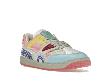 Gucci Basket Low-Top Sneaker Light Blue Demetra Pink (Women's)