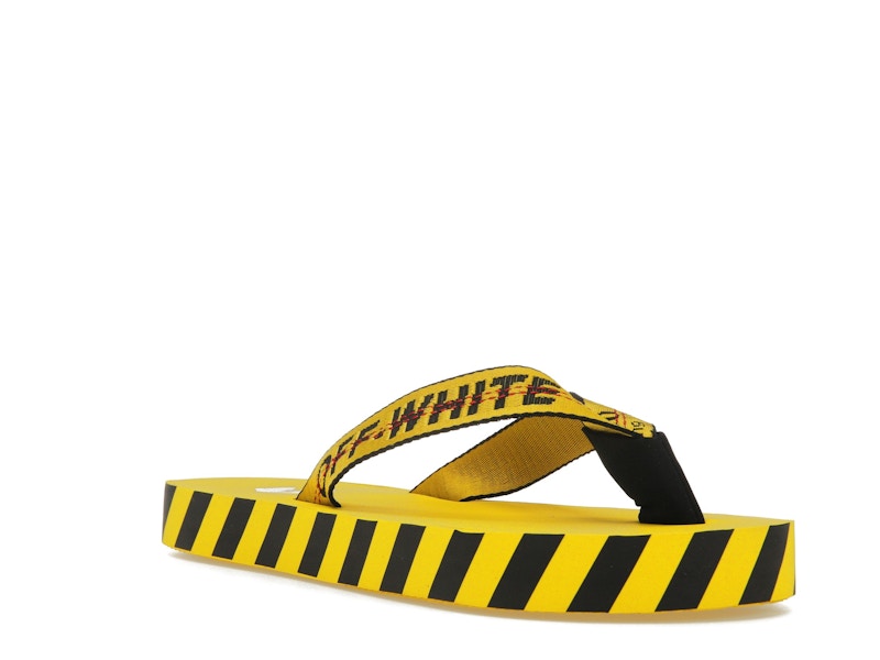 OFF-WHITE Industrial Flip Flops Yellow SS21