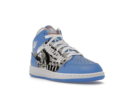 Jordan 1 Mid Sneaker School Game Winner (GS)