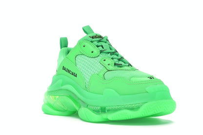 Balenciaga Triple S Neon Green Clear Sole (Women's)