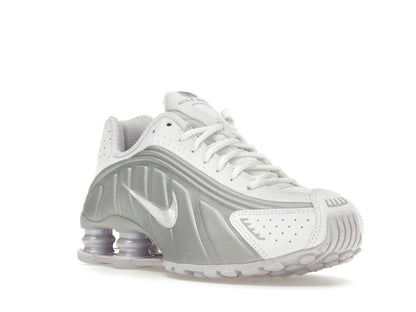 Nike Shox R4 White Metallic Platinum Barely Grape (Women's)