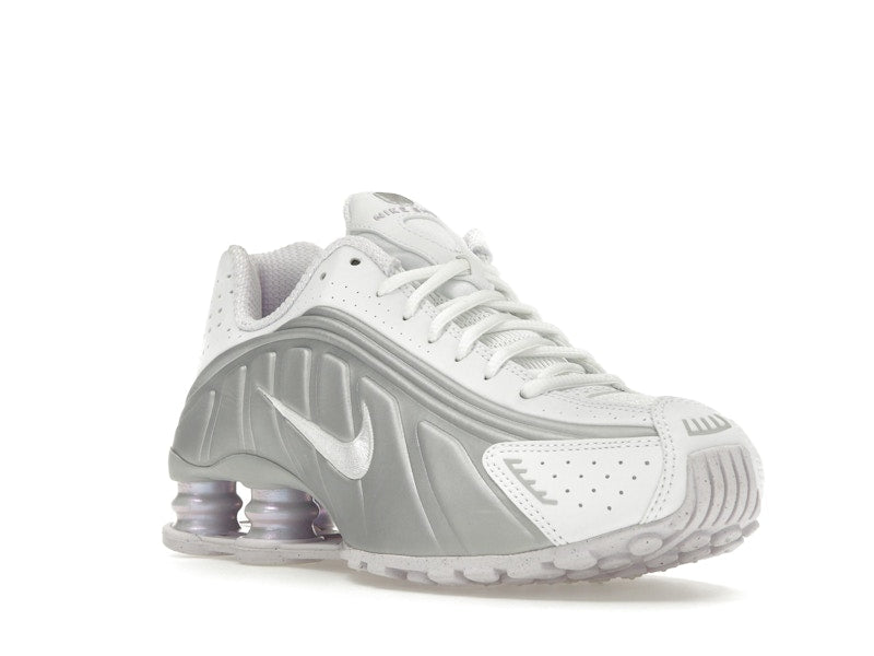 Nike Shox R4 White Metallic Platinum Barely Grape (Women's)