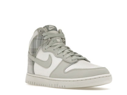 Nike Dunk High SE Tartan Plaid White Light Green