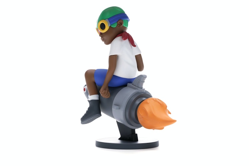 Hebru Brantley x Billionaire Boys Club x Bait Beyond The Beyond Fly Boy Figure 9 Inches White/Multi