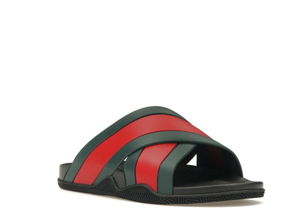 Gucci Web Slide Black Rubber