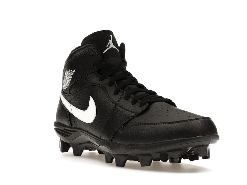 Jordan 1 Mid TD Cleat Black White