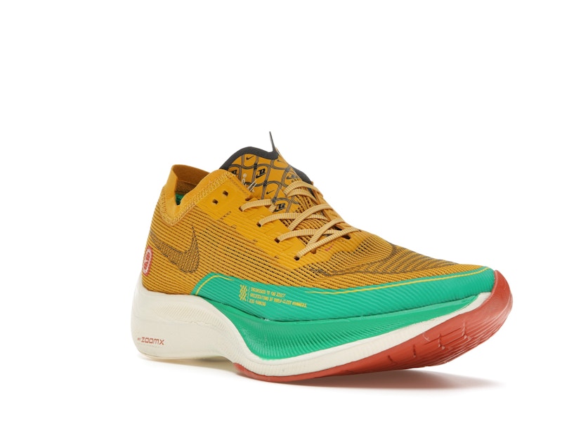 Nike ZoomX Vaporfly Next% 2 1972 Dark Sulfur Stadium Green