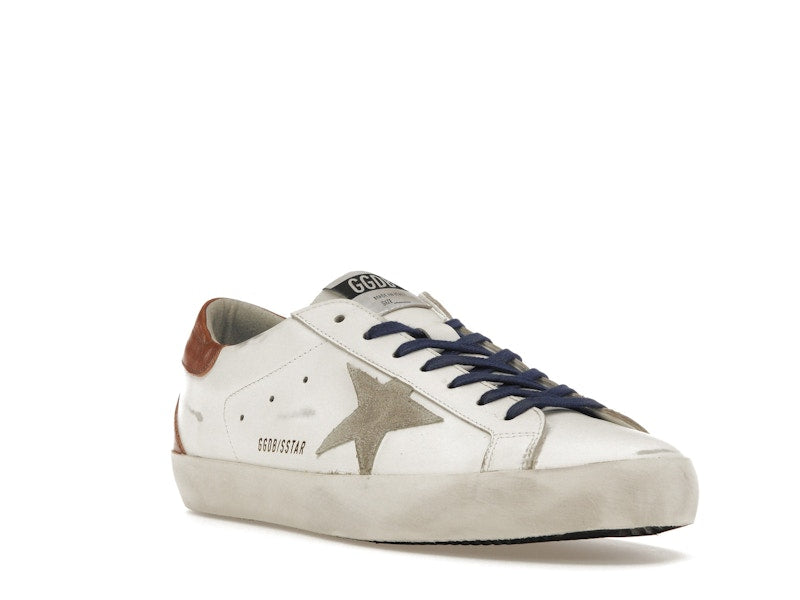 Golden Goose Super-Star White Ice Brown Blue
