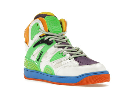 Gucci Basket White Demetra Green Purple Orange Blue