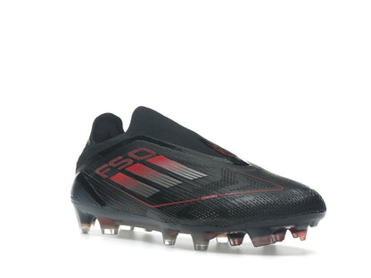 adidas F50 Elite Laceless FG Core Black Iron Metallic Lucid Red