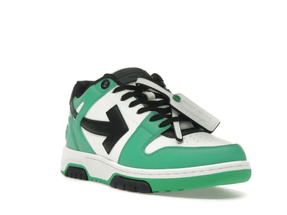 OFF-WHITE Out Of Office "OOO" Low Tops Green Black