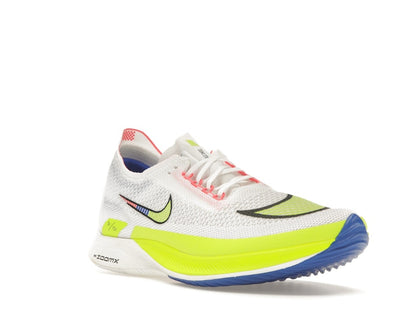 Nike ZoomX Streakfly Premium White Volt Racer Blue