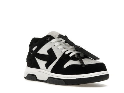 OFF-WHITE Out Of Office OOO Low Tops White Black Suede