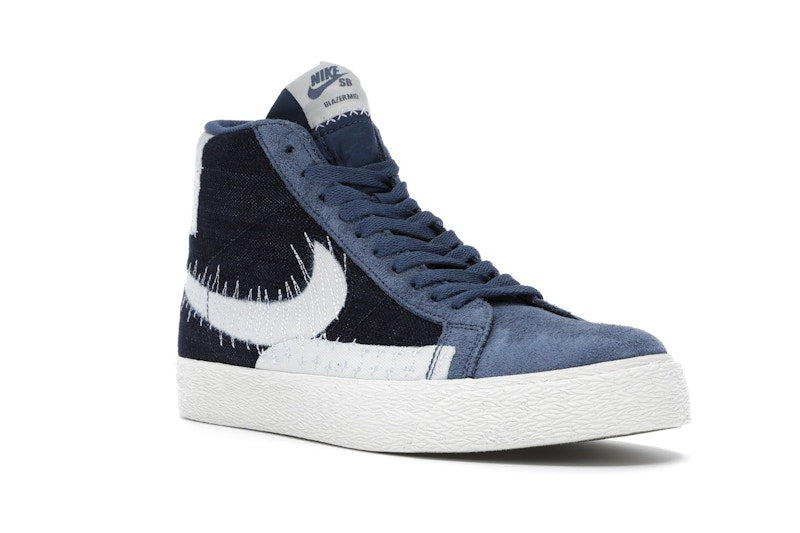 Nike SB Zoom Blazer Mid Sashiko Mystic Navy