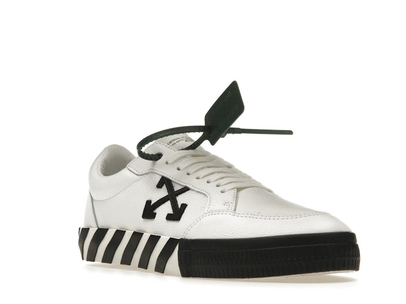 OFF-WHITE Vulc Low Leather White Black SS22