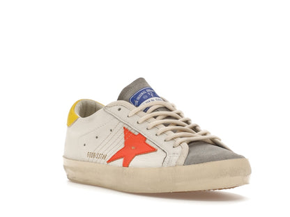 Golden Goose Super-Star White Orange Yellow