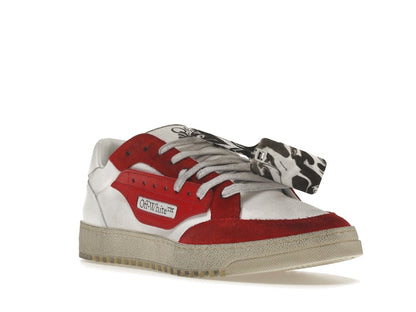 OFF-WHITE Vulcanized 5.0 Low Top White Red