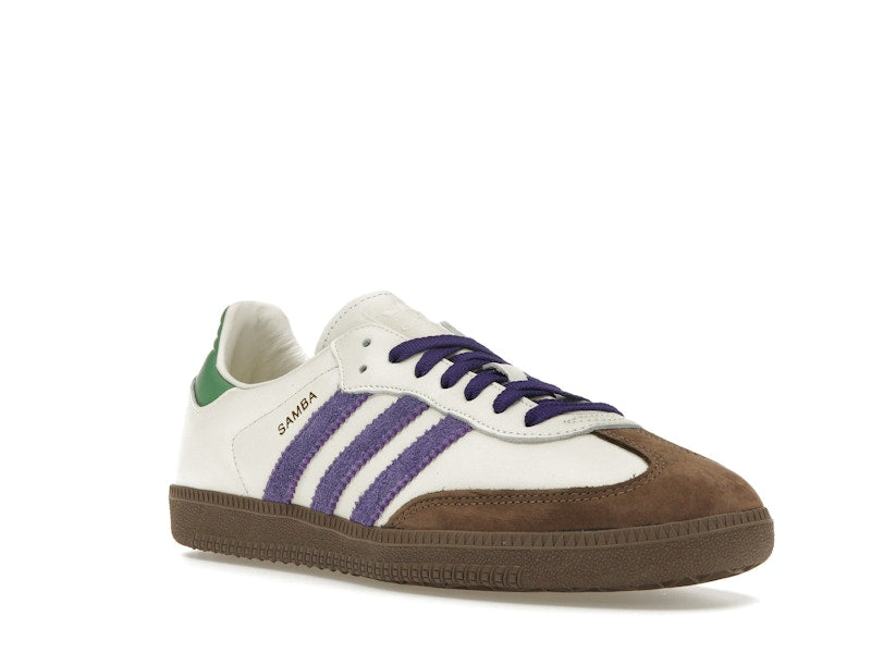 adidas Samba OG Off White Core Purple Green Brown (Women's)