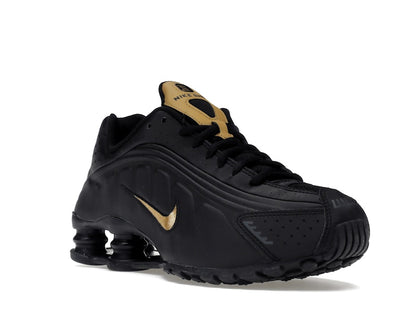 Nike Shox R4 Black Metallic Gold (GS)