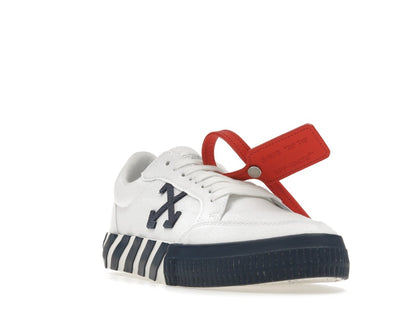 OFF-WHITE Vulcanized Low White Blue Canvas