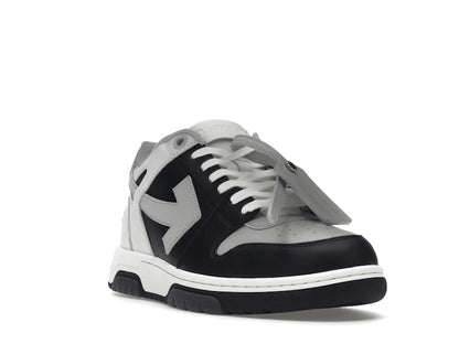 OFF-WHITE Out Of Office OOO Low Tops Light Grey Black
