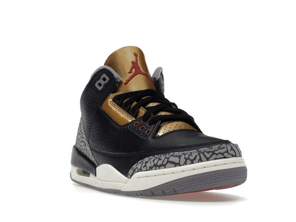 Jordan 3 Retro Black Cement Gold (Women's)