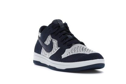 Nike Dunk Low Flyknit College Navy Pure Platinum