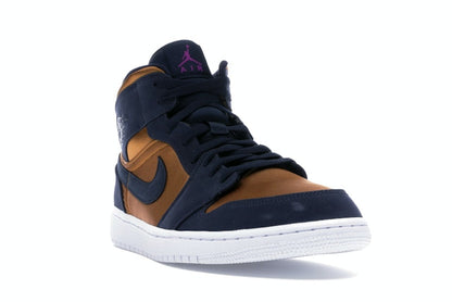 Jordan 1 Mid Obsidian Desert Ochre