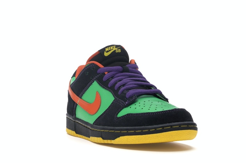 Nike SB Dunk Low Green Spark Hoop Orange