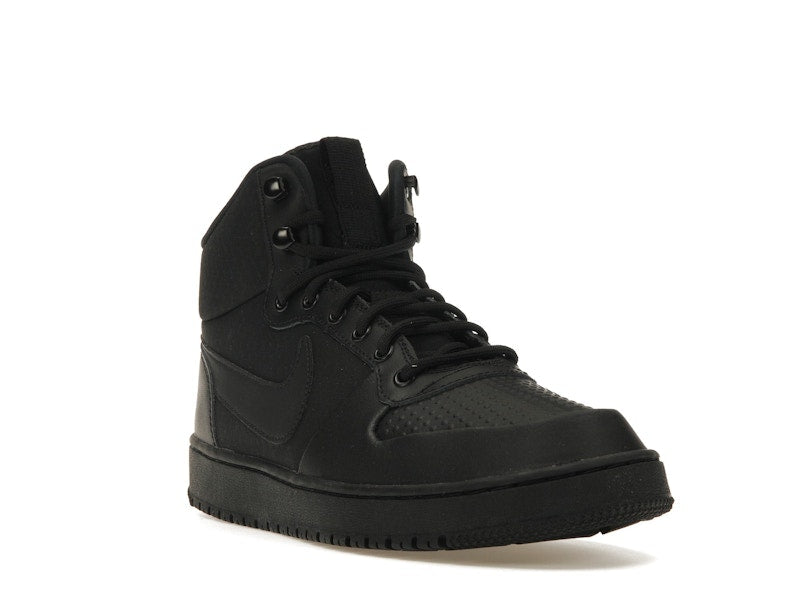 Nike Court Borough Mid Winter Triple Black