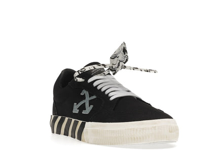 OFF-WHITE Vulc Low Black Light Blue Arrow
