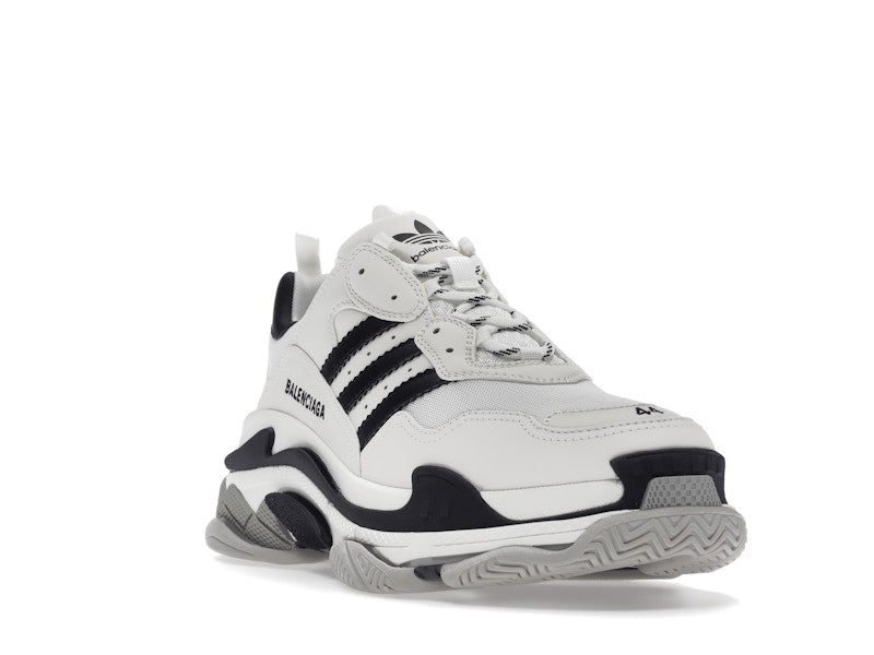 Balenciaga x adidas Triple S White Black