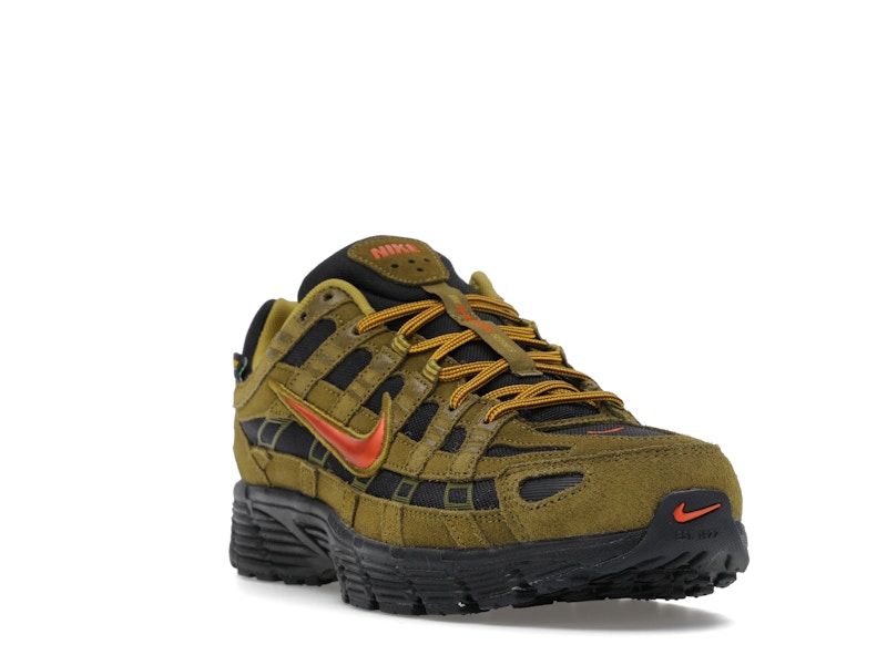 Nike P-6000 Premium Cordura Olive Flak Black Picante Red