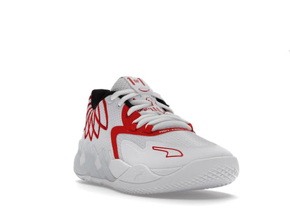 Puma LaMelo Ball MB.01 Lo Team Colors White High Risk Red