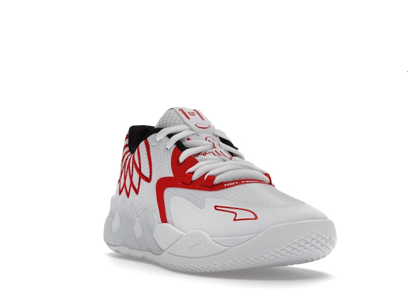 Puma LaMelo Ball MB.01 Lo Team Colors White High Risk Red