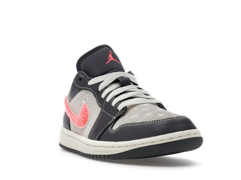 Jordan 1 Low Light Graphite Hot Punch (Women's)