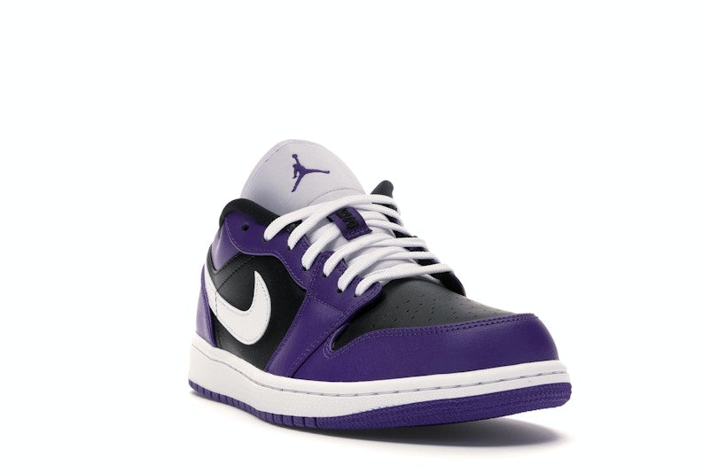 Jordan 1 Low Court Purple Black