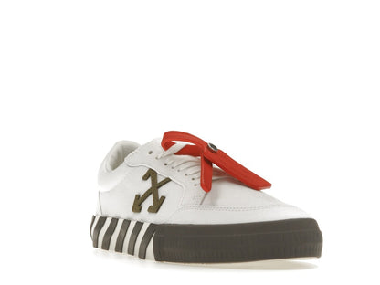 OFF-WHITE Vulcanized Low White Khaki Canvas