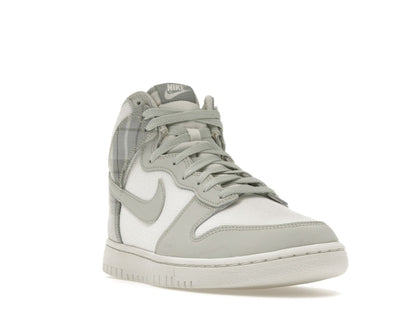 Nike Dunk High SE Tartan Plaid White Light Green