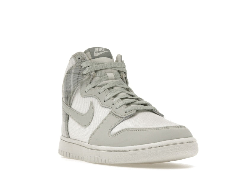 Nike Dunk High SE Tartan Plaid White Light Green