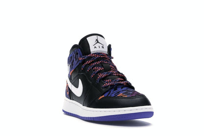 Jordan 1 Mid Multi-Color Tiger Stripe (GS)