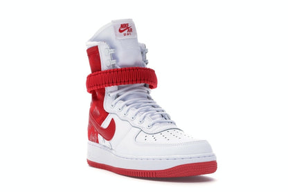 Nike SF Air Force 1 High White University Red